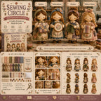 【Utolsó nap: Élvezd a 50% kedvezményt!】Miniatűr patchwork készlet a Miniature World sorozatból