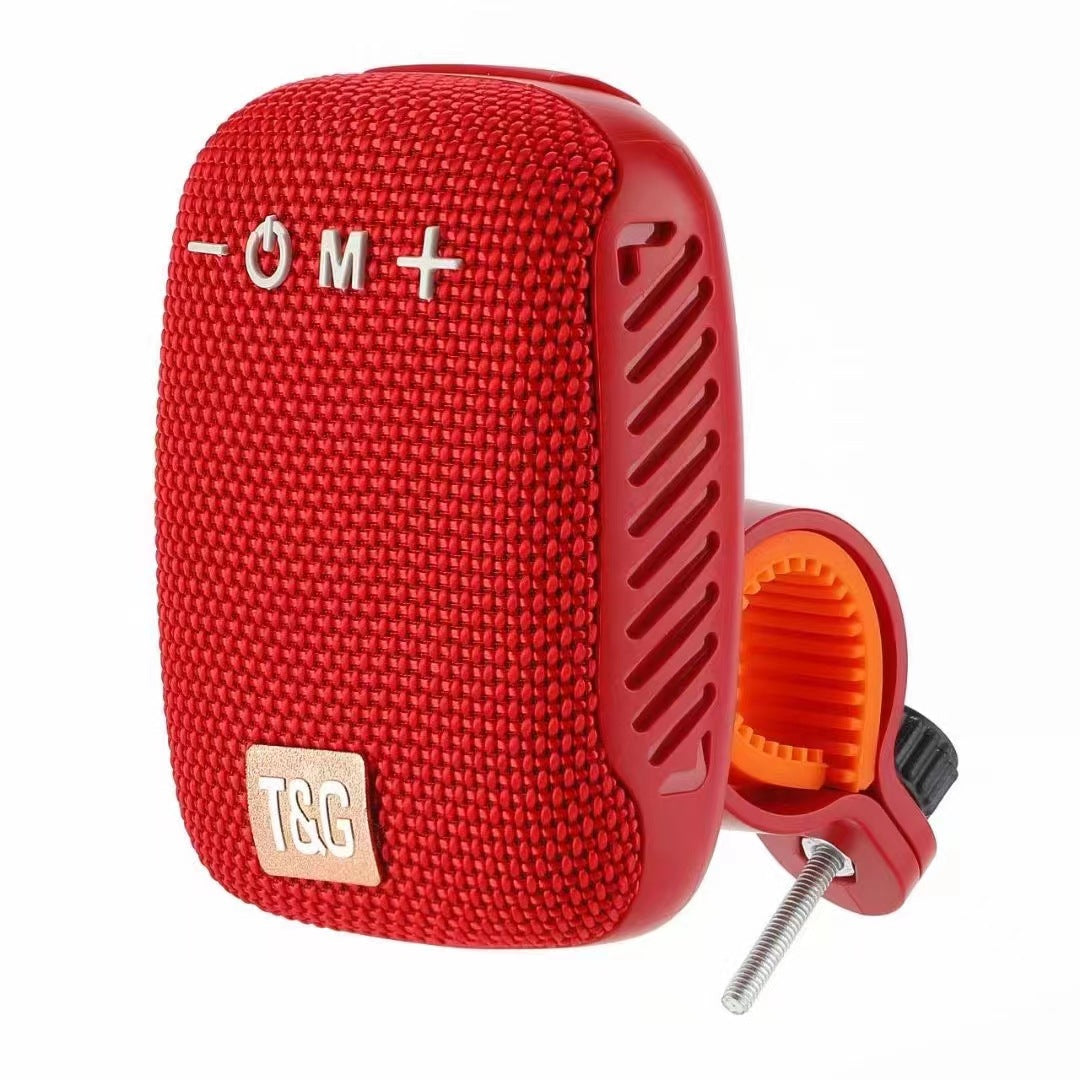 【Akár 50% kedvezmény + Ingyenes szállítás】Hordozható Bluetooth hangszóró tartóval, kültéri kerékpározáshoz, víz- és ütésálló