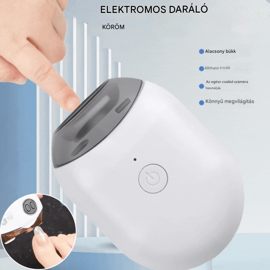 【egyél 1-et, a másodikat ingyen kapod!】Automatikus körömreszelő