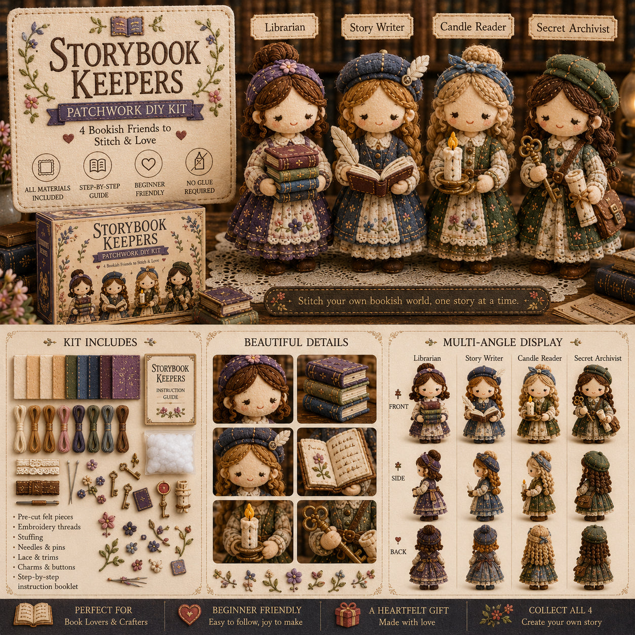 【Utolsó nap: Élvezd a 50% kedvezményt!】Miniatűr patchwork készlet a Miniature World sorozatból