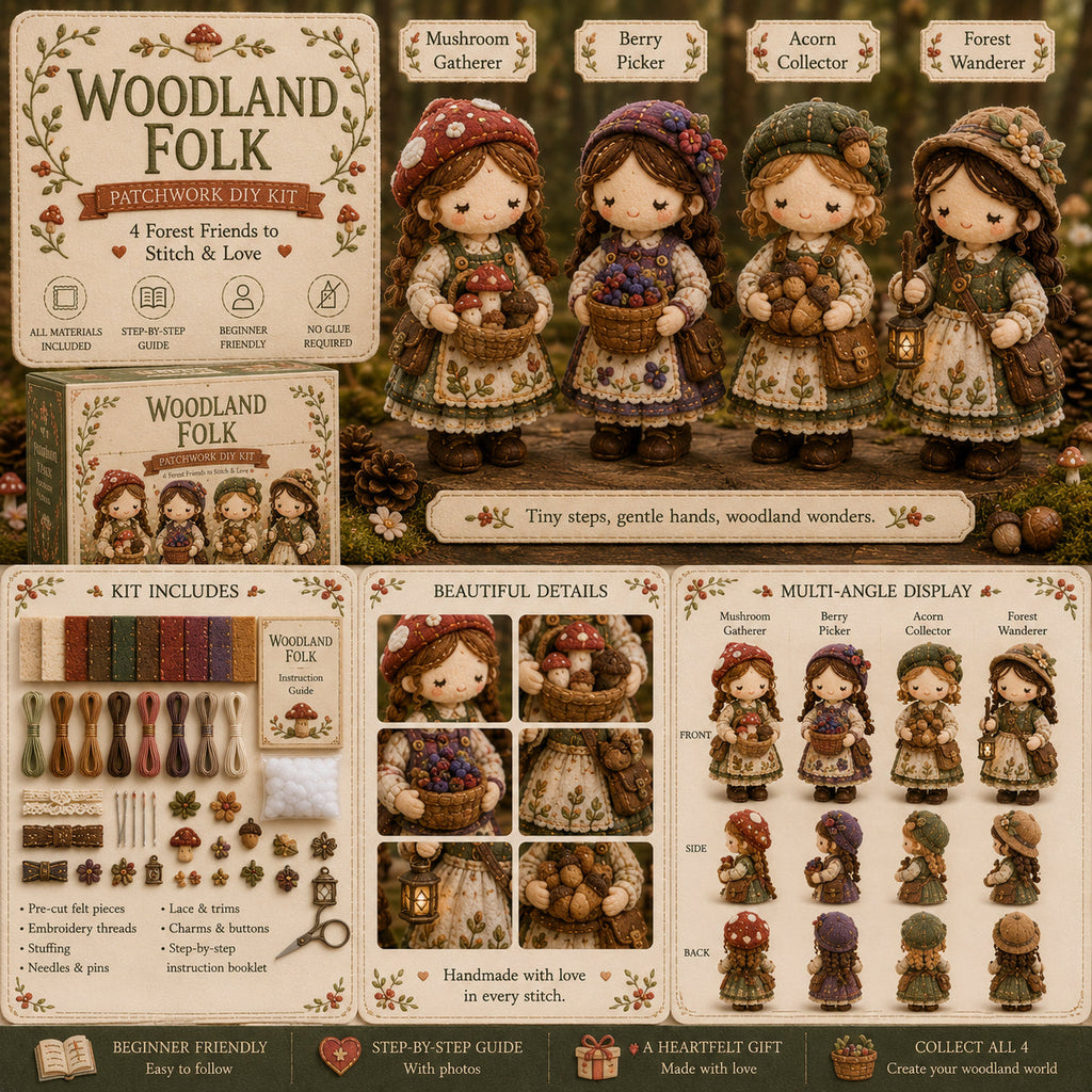 【Utolsó nap: Élvezd a 50% kedvezményt!】Miniatűr patchwork készlet a Miniature World sorozatból