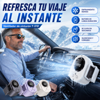 【Korlátozott ideig 50% kedvezmény!】Új, nagy kapacitású USB ventilátor LED kijelzővel, autós és kültéri használatra