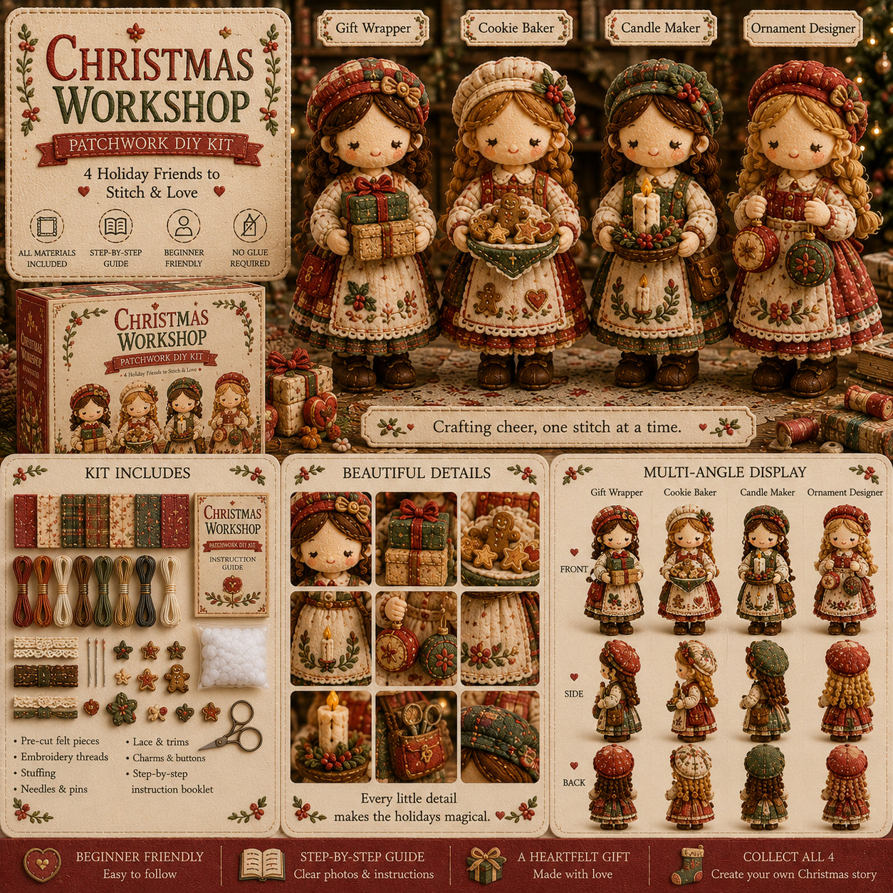【Utolsó nap: Élvezd a 50% kedvezményt!】Miniatűr patchwork készlet a Miniature World sorozatból