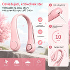 【Kedvezmény】Nyakba akasztható klímaventilátor – rendkívül csendes, hordozható és 360°-ban forgatható – ideális nyárra