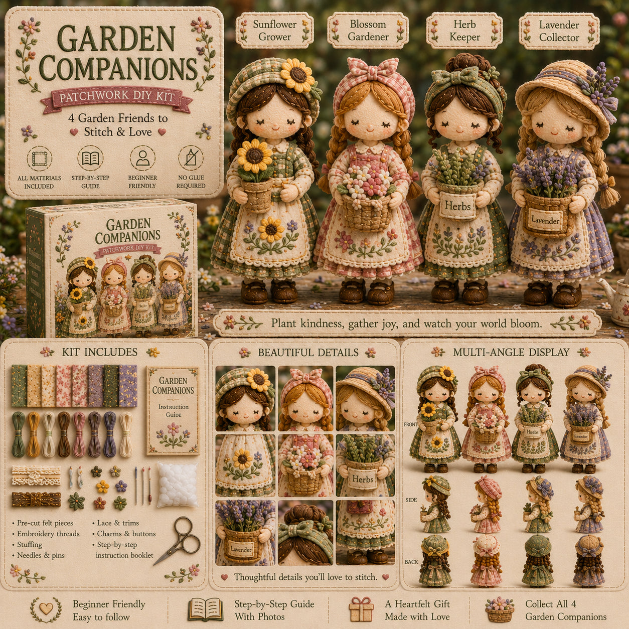 【Utolsó nap: Élvezd a 50% kedvezményt!】Miniatűr patchwork készlet a Miniature World sorozatból
