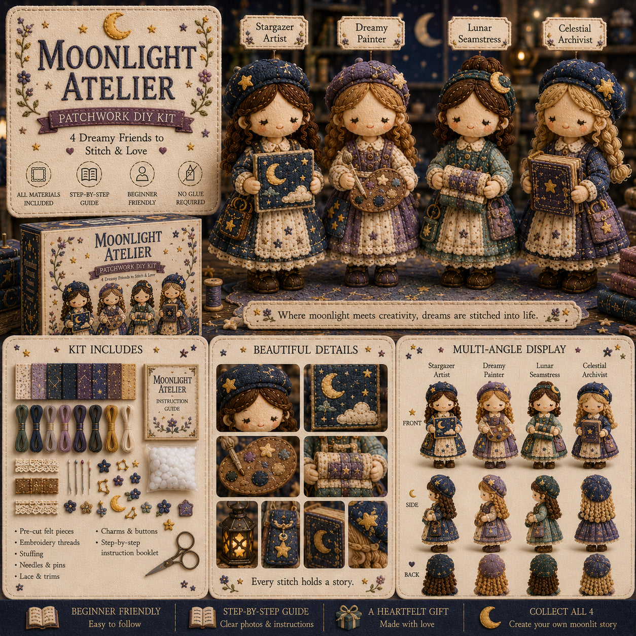 【Utolsó nap: Élvezd a 50% kedvezményt!】Miniatűr patchwork készlet a Miniature World sorozatból