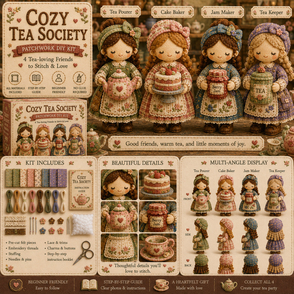 【Utolsó nap: Élvezd a 50% kedvezményt!】Miniatűr patchwork készlet a Miniature World sorozatból