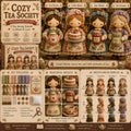 【Utolsó nap: Élvezd a 50% kedvezményt!】Miniatűr patchwork készlet a Miniature World sorozatból