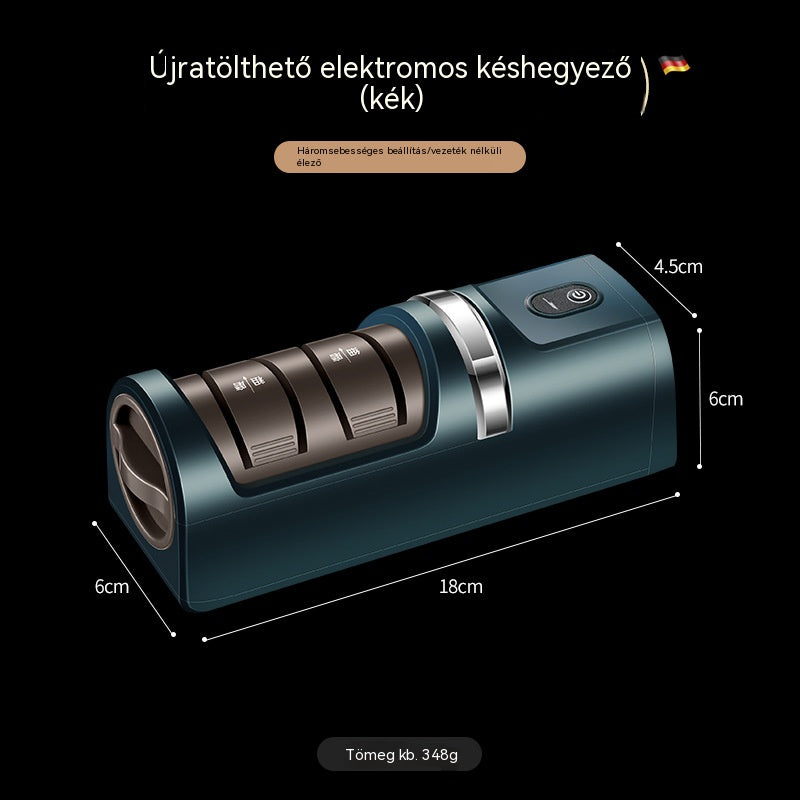 【Korlátozott ideig 50% kedvezmény!】 Többfunkciós, újratölthető akkus elektromos késélező