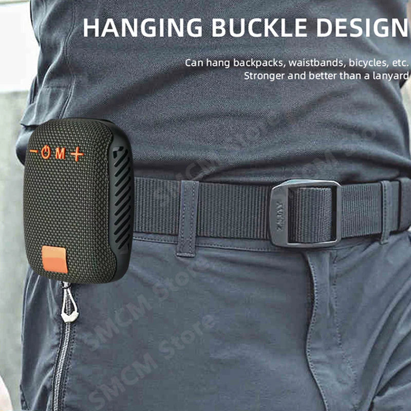 【Akár 50% kedvezmény + Ingyenes szállítás】Hordozható Bluetooth hangszóró tartóval, kültéri kerékpározáshoz, víz- és ütésálló